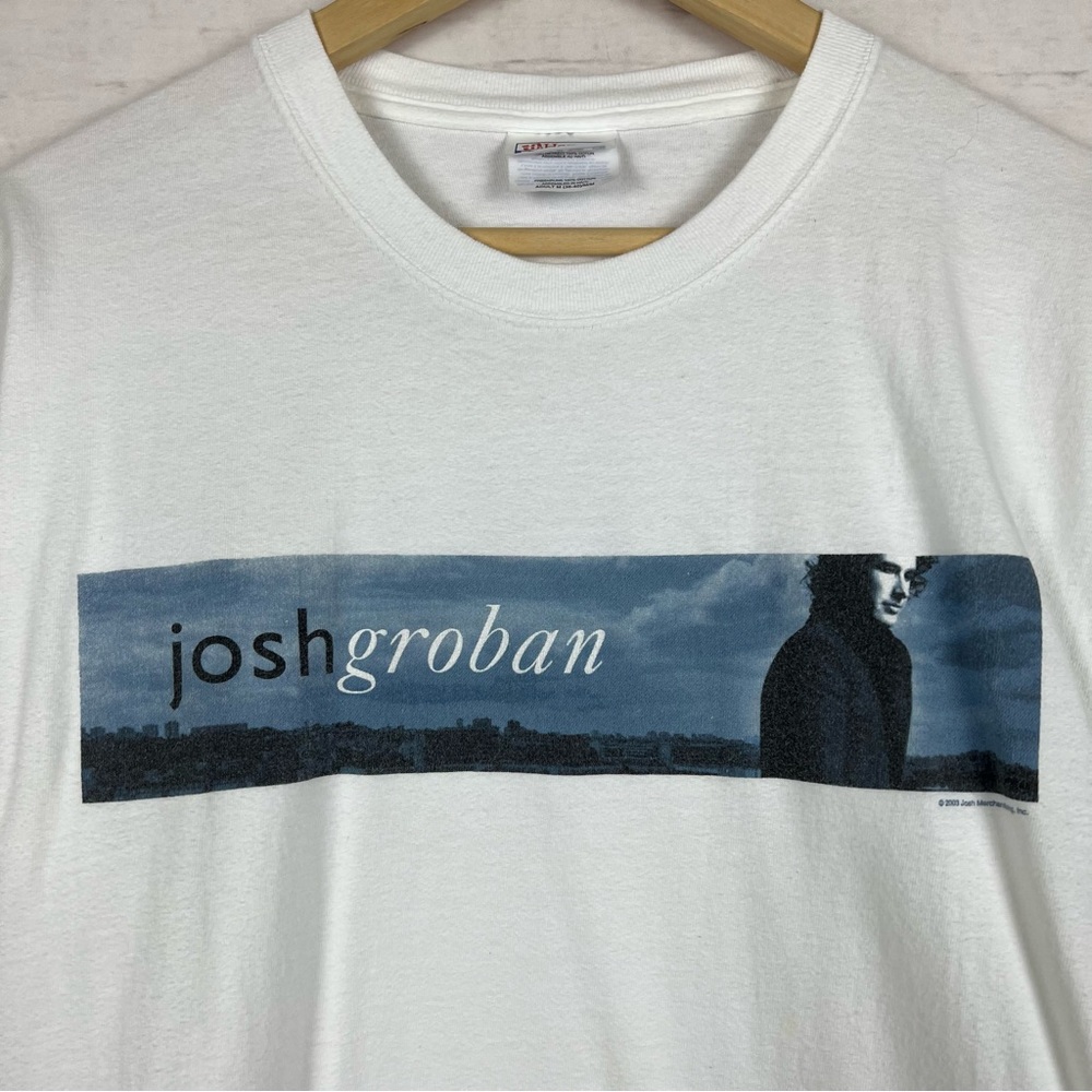 Vintage 2003 Josh Groban Tour T-Shirt Medium - Picture 4 of 6